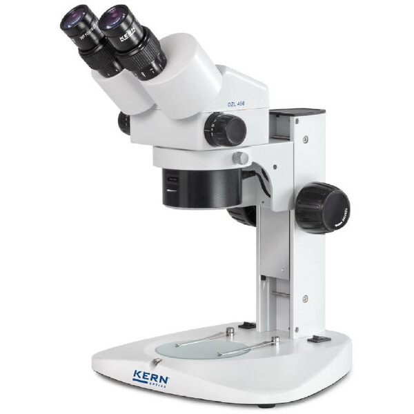 Kern Zoom-stereomikroskop Stereo mikroskop OZL 456, bino, Ringlampor, 10x23, 0,21W LED, 0,75-5,0x