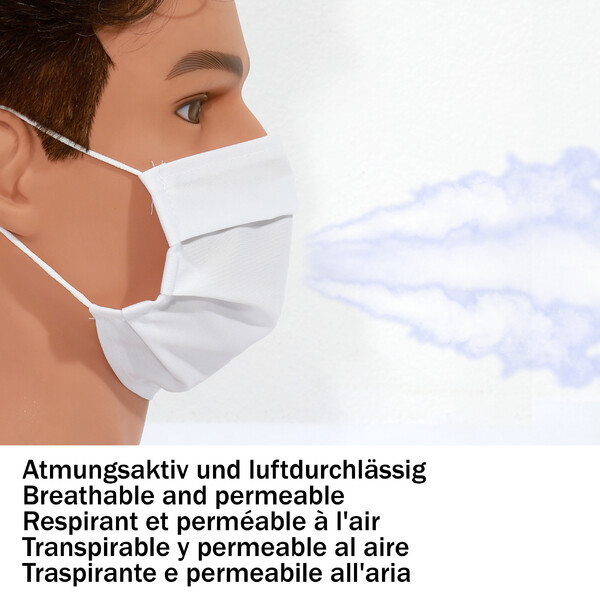 Masketo Mun- och nässkydd i vit polyester