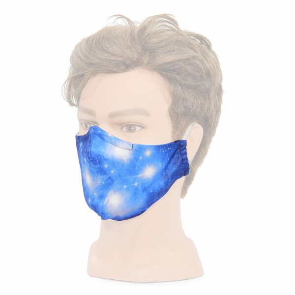 Masketo mun- och näsmask vit med astromotiv "Pleiades" 5 st