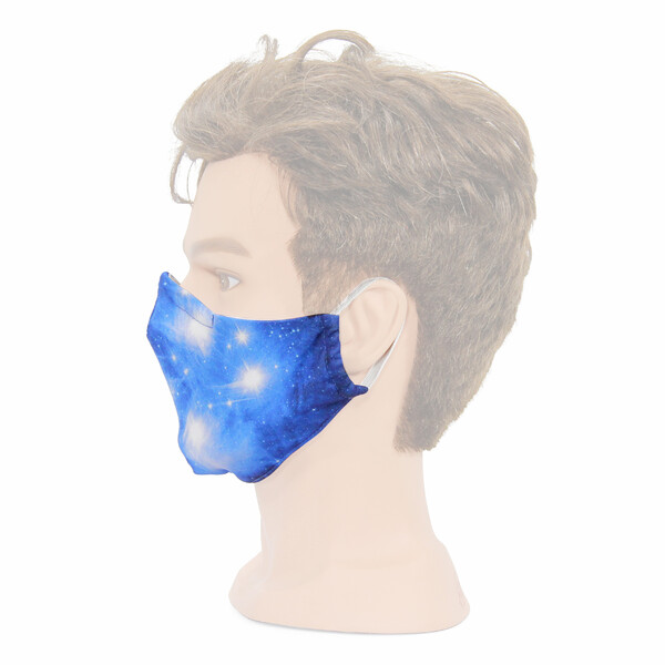Masketo mun- och näsmask vit med astromotiv "Plejaderna" 1 st
