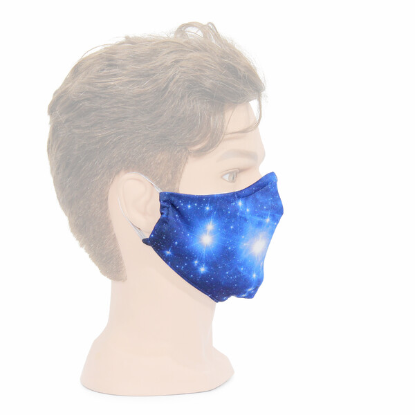 Masketo mun- och näsmask vit med astromotiv "Pleiades" 5 st