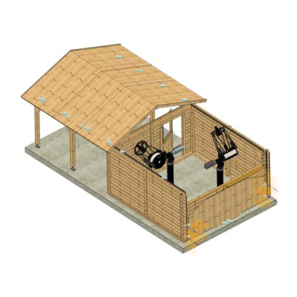 Dome Parts GreenLine Mega Observatorier med infällbart tak