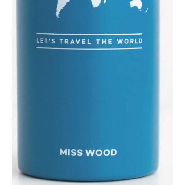 Miss Wood Flaska Ljusblå
