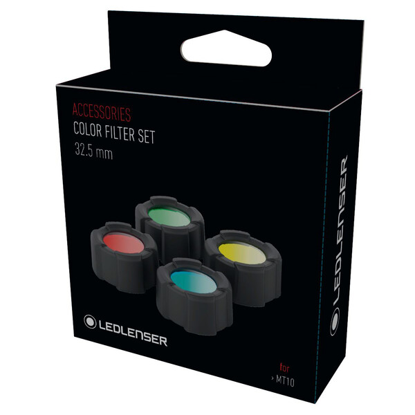 LED LENSER Set med färgfilter 32,5 mm