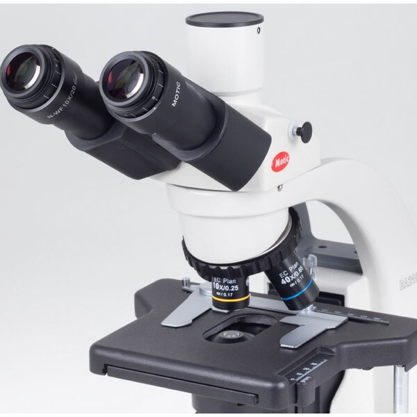 Motic Mikroskop BA210E bino, oändlig, EC-plan, achro, 40x-1000x Hal