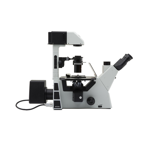 Optika -mikroskop IM-5FLD-UK, trino, invers, FL-LED, w.o. objektiv, UK