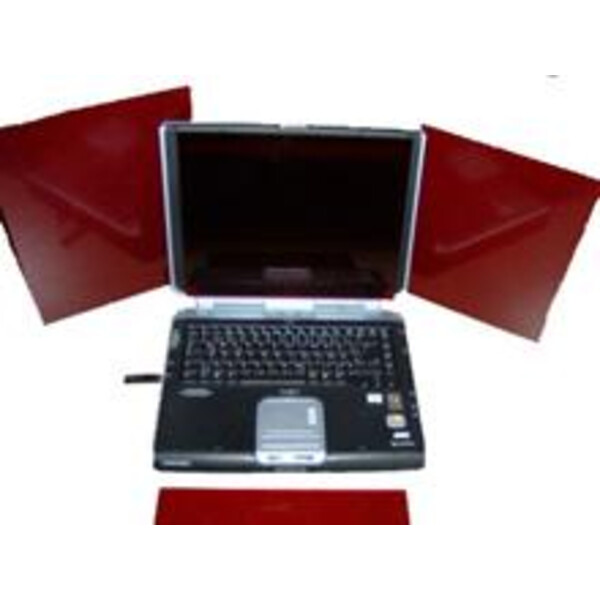 TS Optics Röd perspex för monitor 360x270mm