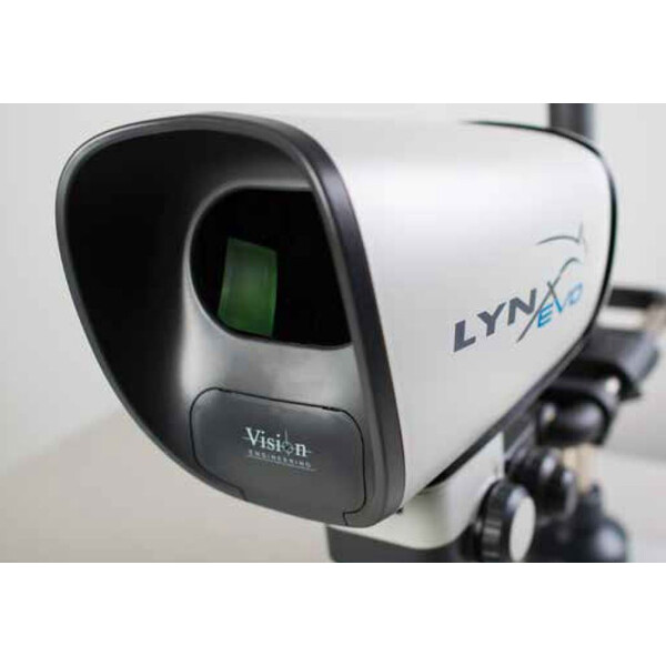 Vision Engineering Zoom-stereomikroskop LynxEVO, EVO502, Huvud, Zoomkropp, Kolonnstativ, Ringljus, Zoom 1:10, 6-60x