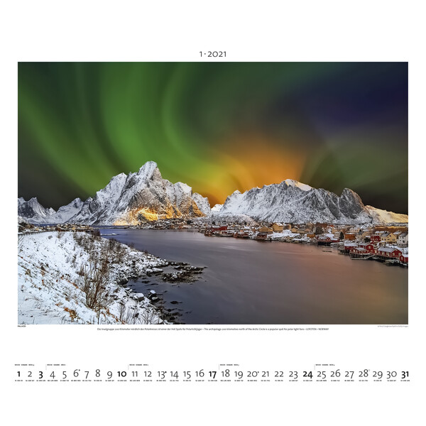 Palazzi Verlag Kalender Norrsken 2021