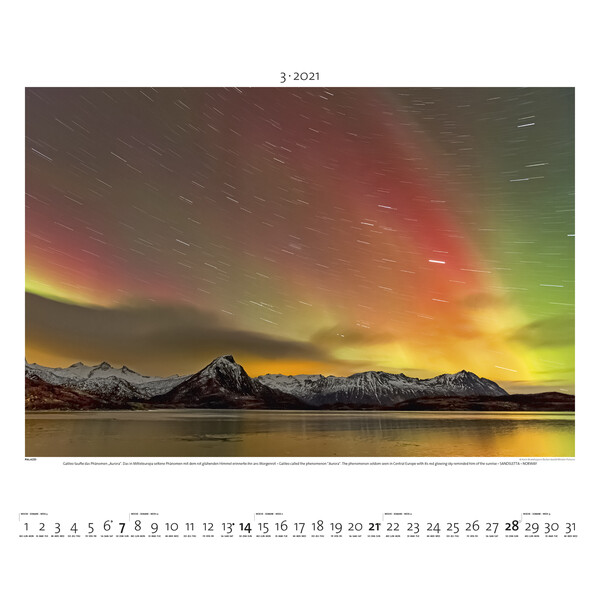 Palazzi Verlag Kalender Norrsken 2021