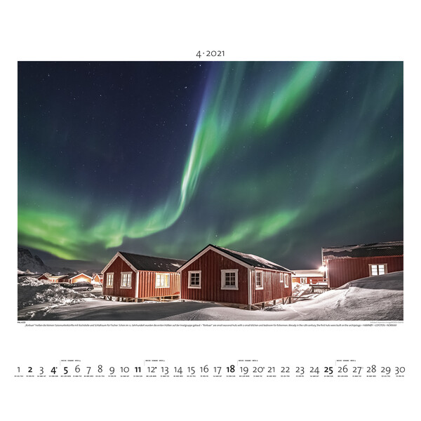 Palazzi Verlag Kalender Norrsken 2021