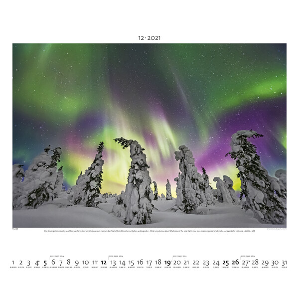 Palazzi Verlag Kalender Norrsken 2021