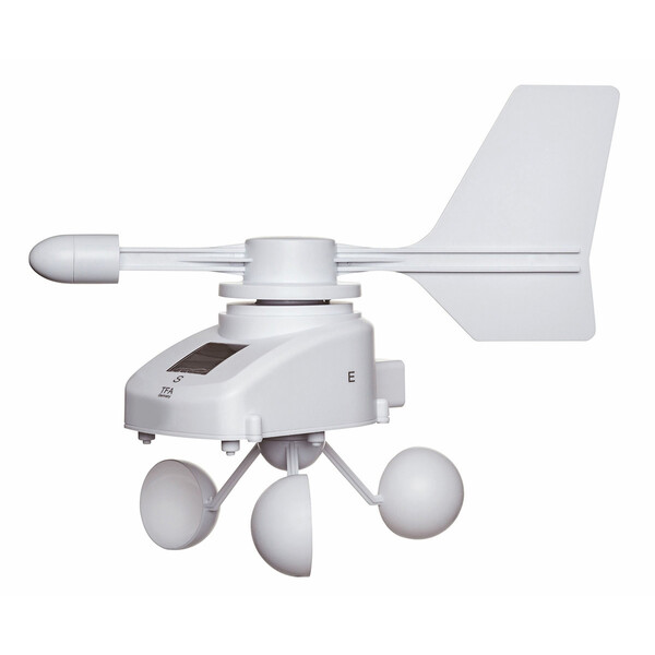 TFA WEATHERHUB radiostyrd solanemometer