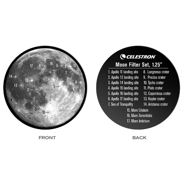 Celestron Lunar filter set 1.25