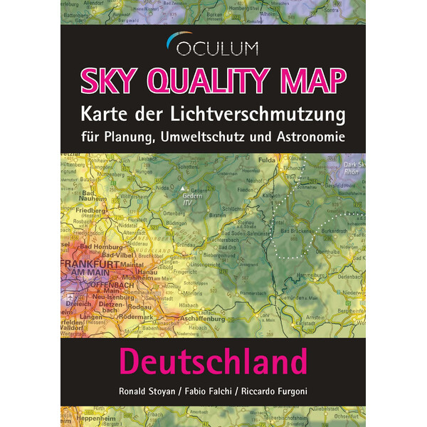 Oculum Verlag Karta över himmelskvalitet Tyskland