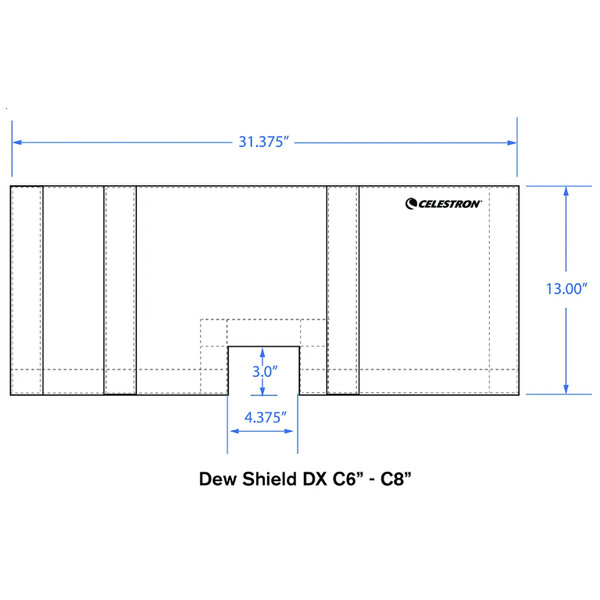 Celestron Flexibel dagghuv DX SC6/SC8