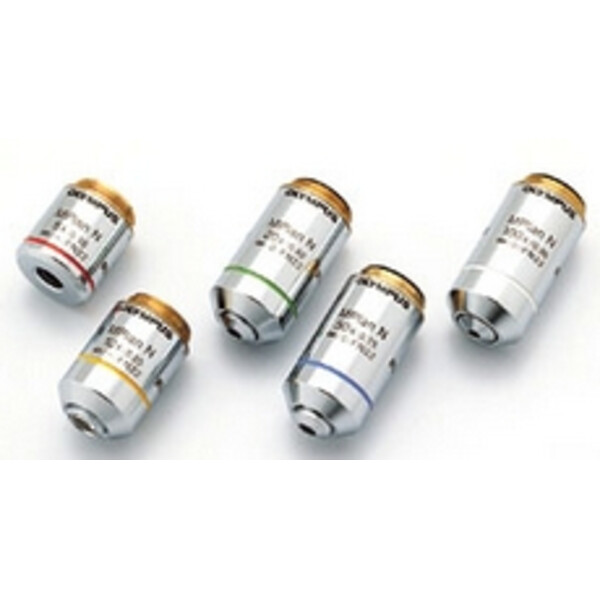 Evident Olympus Objektiv MPLN10X-1-7, M Plan, Achro, genomfallande ljus, 10x/0,25mm wd 10,6mm