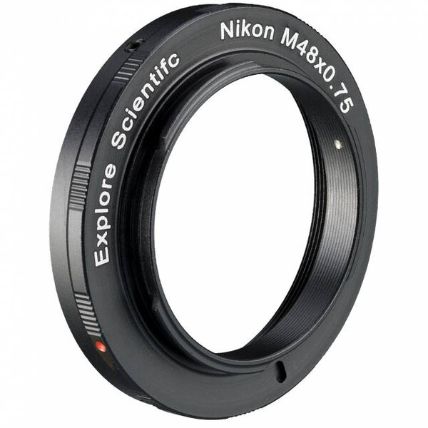 Explore Scientific Kameraadapter M48 kompatibel med Nikon