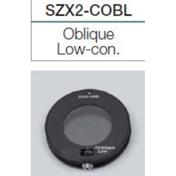 Evident Olympus SZX2-COBL Snedställd insats med låg kontrast