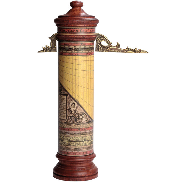 Hemisferium Solur med vertikal cylinder