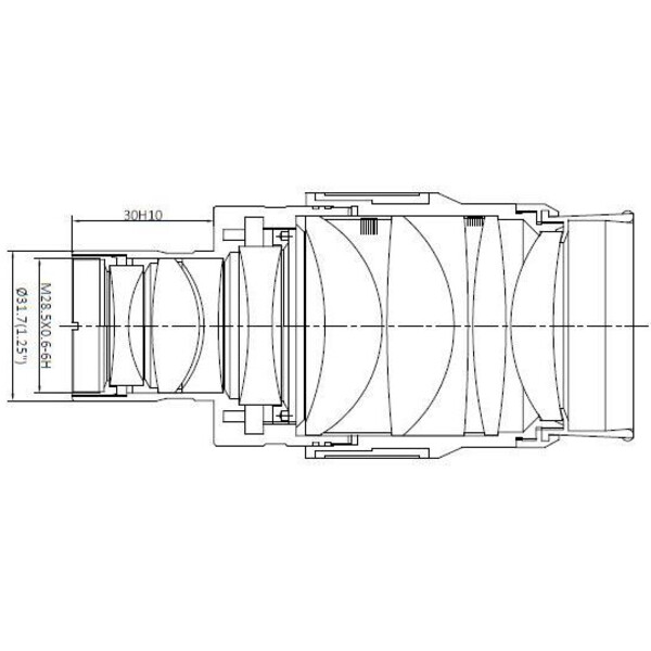 APM Okular HI-FW 12.5mm 84° 1.25"