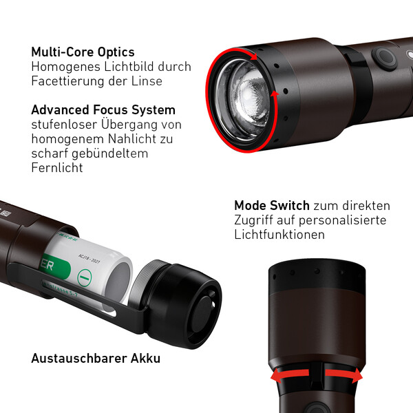 LED LENSER Ficklampa P7R signatur