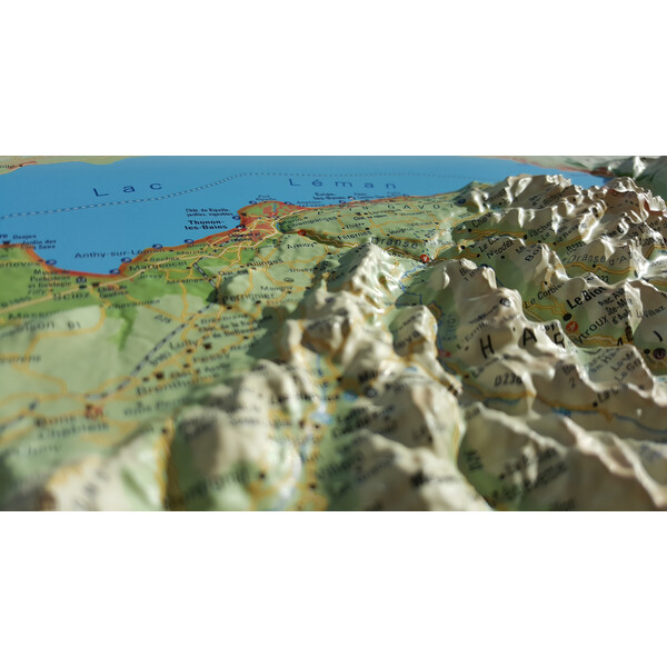 3Dmap Regionkarta Haute Savoie Version été