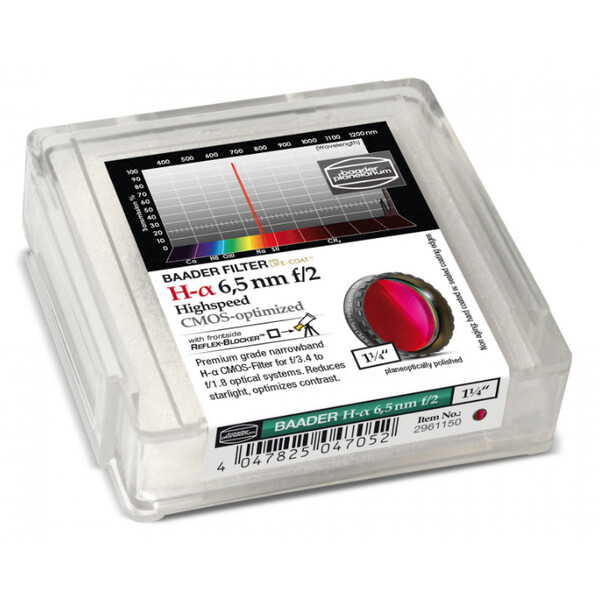 Baader Filter H-alpha CMOS f/2 Highspeed 1,25"