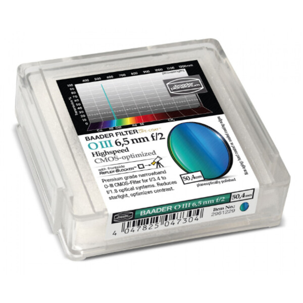 Baader Filter OIII CMOS f/2 hög upplösning 50,4 mm