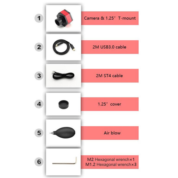 TS Optics Kamera TS178M USB3.0 Mono