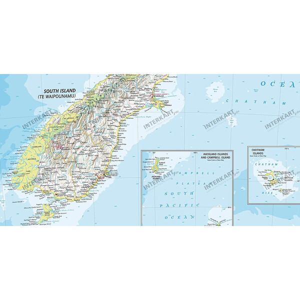 National Geographic Karta Nya Zeeland (60 x 77 cm)