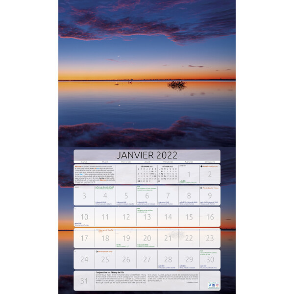 Amds édition  Kalender Astronomique 2022