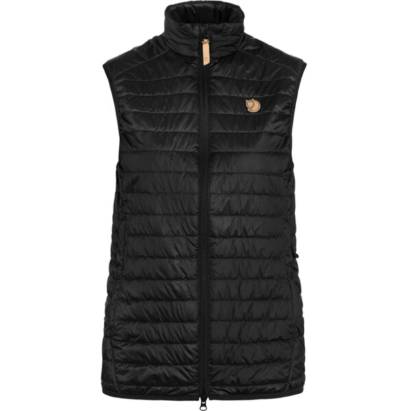 Fjällräven Abisko vadderad väst W, 550 Black, storlek S