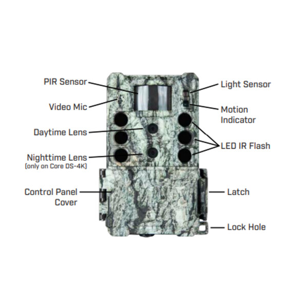 Bushnell Viltkamera 32MP CORE DS4K Tree Bark Camo No Glow, Box 5L