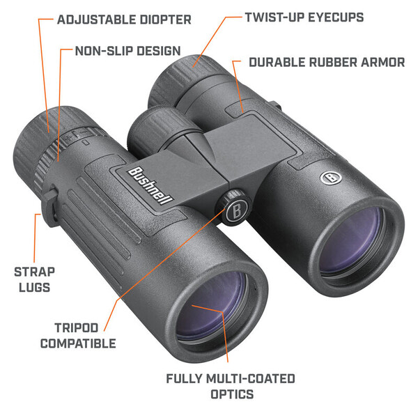 Bushnell Kikare Legend 8x42 takkant, svart, FMC