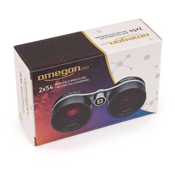 Omegon kikare 2x54 för stjärnfältsobservation + 2 Filtrera UHC Filter M56