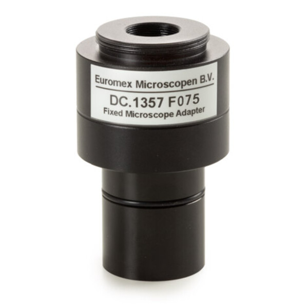 Euromex Kameraadapter DC.1357, 0,75x Objektiv, C-Mount, f. Ø 23,2mm rör, kort axel