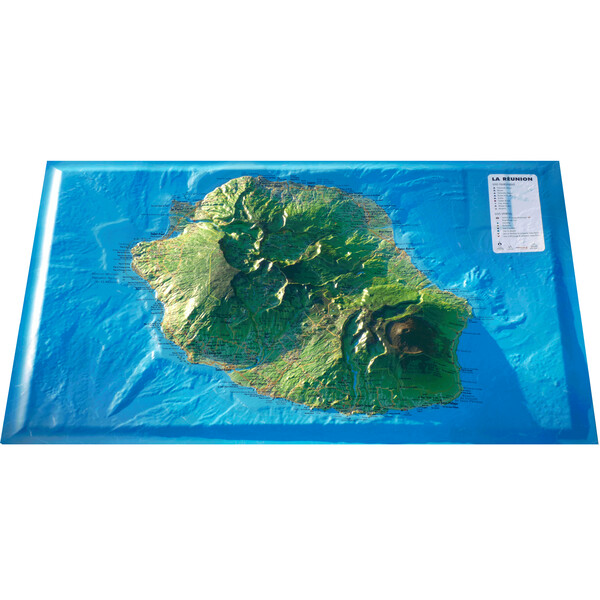 3Dmap Regionkarta La Réunion