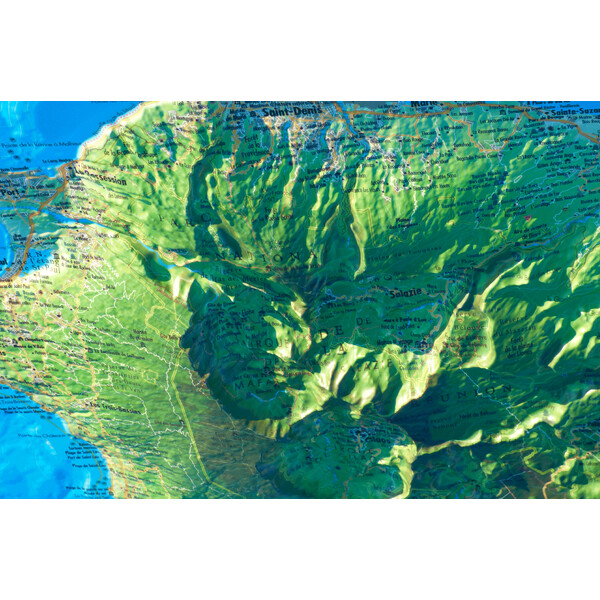 3Dmap Regionkarta La Réunion