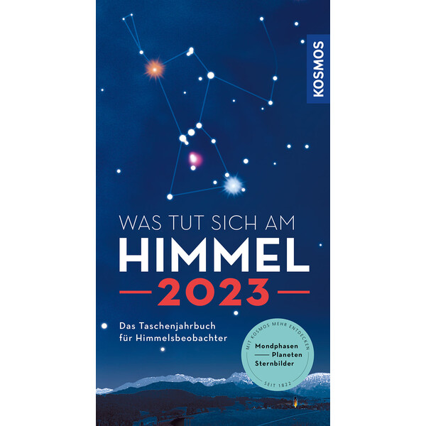 Kosmos Verlag Årsbok Was tut sich am Himmel 2023