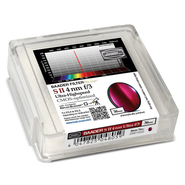 Baader Filter SII CMOS f/3 Ultrahög hastighet 36mm