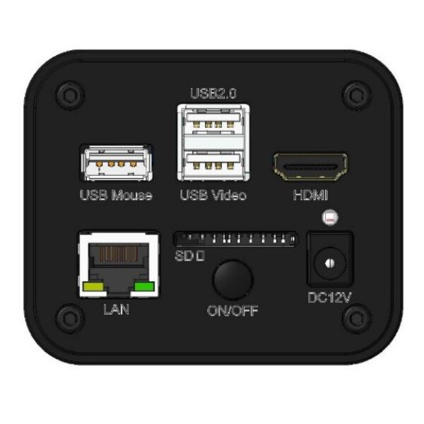 Optika Kamera C-HUB4K, färg, CMOS, 1/1,8 tum, 2,0x2,0µm, 30fps, 4K/USB/HDMI, 8Mp