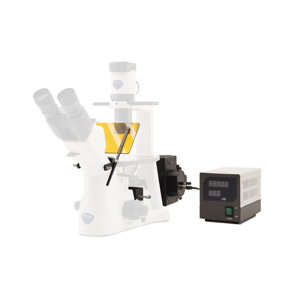 Optika Fluorescensenhet M-797 för IM-3, HBO 100W, B & G-filtersats, Filterhållare med 2 positioner
