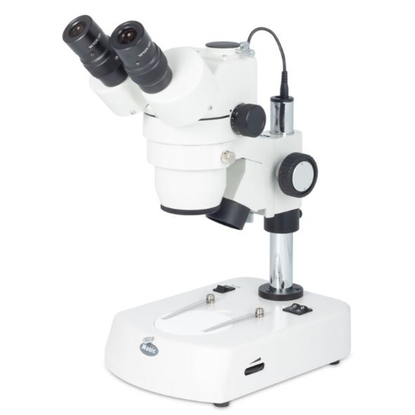 Motic Zoom-stereomikroskop SMZ143-N2LED, trino, 10x/20, Al/Dl, LED 3W