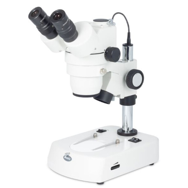Motic Zoom-stereomikroskop SMZ143-N2LED, trino, 10x/20, Al/Dl, 3W LED