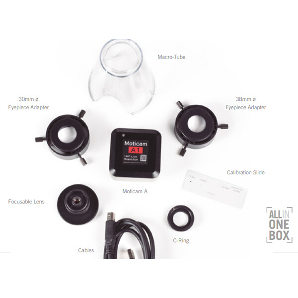 Motic Kamera A8, färg, sCMOS, 1/3", 1,34µm, 30fps, 8MP, USB 2.0