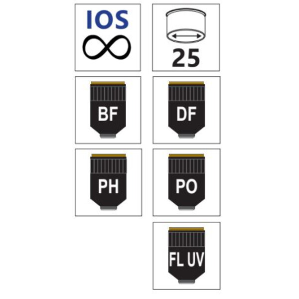 Optika Objektiv IOS U-PLAN F (Semi-Apo) PH 40x/0,6, M-1323
