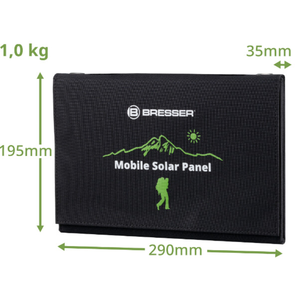 Bresser Mobile solcellsladdare 21 Watt