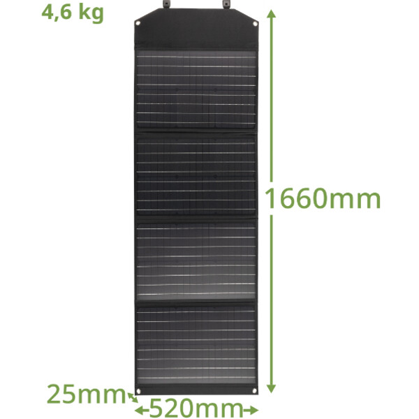 Bresser Mobil solcellsladdare 120 Watt