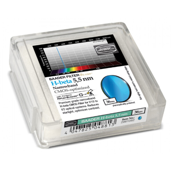 Baader Filter H-Beta CMOS Narrowband 36mm